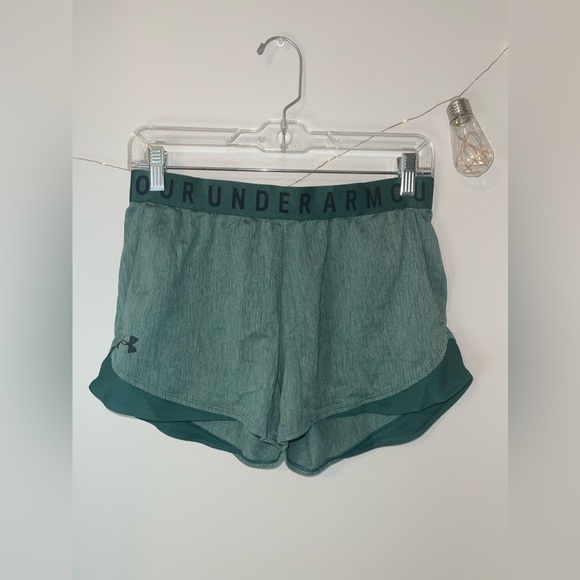 Under Armour Green Athletic Shorts - Picture 1 of 4